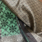 Semi banaras with katan saree-Rich pallu and blouse-sea blue