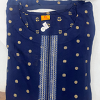 Reyon dress-Blue -3 piece dress